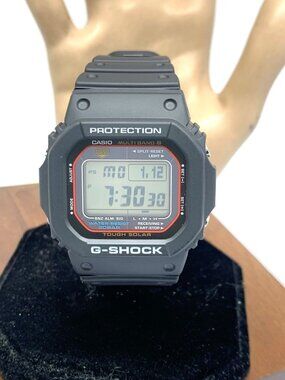 Casio G-Shock Men's Watch GWM5610U Tough Solar Black Resin Digital 43mm 3495